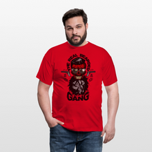 Charger l'image dans la galerie, T-shirt Tête de mort Homme Real bearded gang - rouge