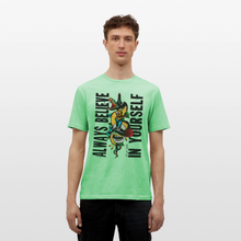 Charger l'image dans la galerie, T-shirt Tattoo old school Homme Always believe - vert menthe