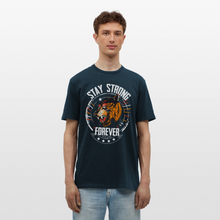 Charger l'image dans la galerie, T-shirt Tattoo old school Homme Stay strong tiger - marine