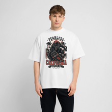 Charger l'image dans la galerie, T-Shirt Skate Streetwear Vintage panthère – Oversize Unisexe - blanc