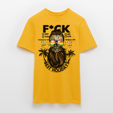 Charger l'image dans la galerie, T-shirt Tête de mort Homme Fuck Off - jaune