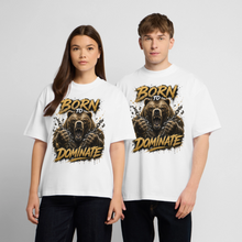 Charger l'image dans la galerie, T-shirt Musculation Bear Dominate – Ours Guerrier, Fitness, Bodybuilding et Force Mentale | Hipster Skulls - blanc