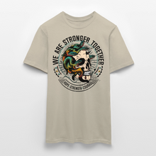 Charger l'image dans la galerie, T-shirt Tattoo old school Homme We are stronger together - beige sable