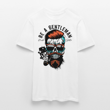 Charger l'image dans la galerie, T-shirt Tête de mort Homme Be a gentleman - blanc