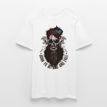 Charger l'image dans la galerie, T-shirt Tête de mort Homme Born to be bad - blanc