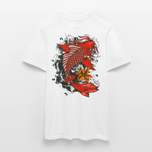 Charger l'image dans la galerie, T-shirt Tattoo old school Homme Koi Fish - blanc