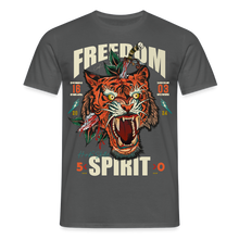 Charger l'image dans la galerie, T-shirt Tattoo old school Homme Freedom Spirit - charbon