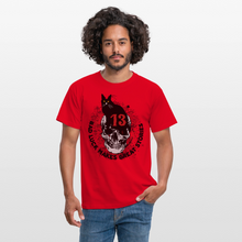 Charger l'image dans la galerie, T-shirt Tattoo old school Homme Bad luck 13 - rouge