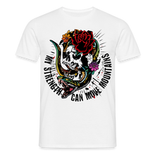 Charger l'image dans la galerie, T-shirt Tattoo old school Homme My strength - blanc