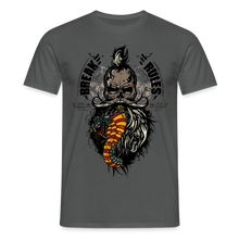 Charger l'image dans la galerie, T-shirt Tête de mort Homme Break Rules 2 - charbon
