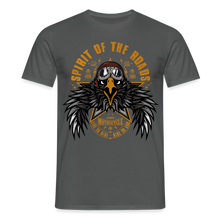 Charger l'image dans la galerie, T-shirt Homme Motorcycle vintage Eagle roads - charbon