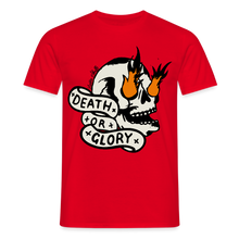 Charger l'image dans la galerie, T-shirt Tattoo old school Homme Old school Death or Glory - rouge