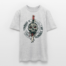 Charger l'image dans la galerie, T-shirt Tattoo old school Homme Old School Courage is my strenght - gris chiné