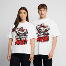 Charger l'image dans la galerie, T-shirt Musculation Humour – « Vous en rêviez, ma mère m’a fait » | Bodybuilding & Fitness - blanc