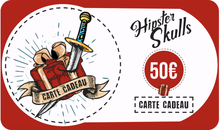 Charger l'image dans la galerie, Carte cadeau Hipster Skulls
