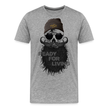 Charger l'image dans la galerie, T-shirt Homme Ready For Living - gris chiné