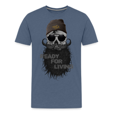 Charger l'image dans la galerie, T-shirt Homme Ready For Living - bleu chiné