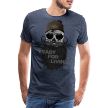 Charger l'image dans la galerie, T-shirt Homme Ready For Living - bleu chiné