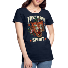 Charger l'image dans la galerie, T-shirt Femme Freedom Spirit - bleu marine