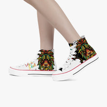 Charger l'image dans la galerie, Chaussures montantes en toile - Lion & panthère