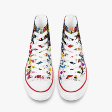 Charger l'image dans la galerie, Chaussures montantes en toile butterfly skull