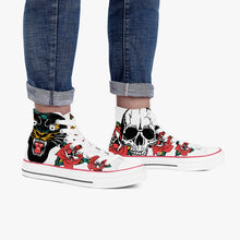 Charger l'image dans la galerie, Chaussures montantes en toile Panthère noire