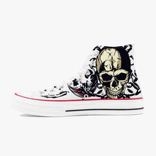 Charger l'image dans la galerie, Chaussures montantes en toile - Dragon skulls
