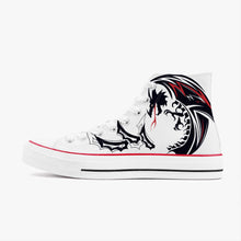 Charger l'image dans la galerie, Chaussures montantes en toile - Dragon skulls