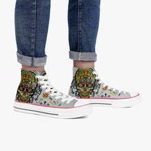 Charger l'image dans la galerie, Chaussures montantes en toile Mexican Skull