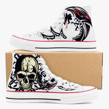 Charger l'image dans la galerie, Chaussures montantes en toile - Dragon skulls