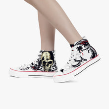 Charger l'image dans la galerie, Chaussures montantes en toile - Dragon skulls