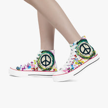 Charger l'image dans la galerie, Chaussures montantes en toile - Peace