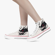 Charger l'image dans la galerie, Chaussures montantes en toile - Dragon tattoo 1