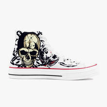 Charger l'image dans la galerie, Chaussures montantes en toile - Dragon skulls