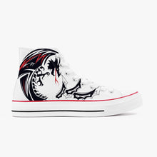 Charger l'image dans la galerie, Chaussures montantes en toile - Dragon skulls