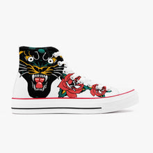 Charger l'image dans la galerie, Chaussures montantes en toile Panthère noire