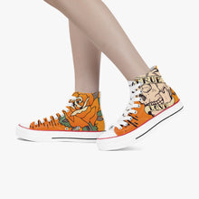 Charger l'image dans la galerie, Chaussures montantes en toile True Love Orange