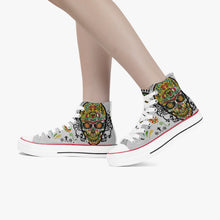 Charger l'image dans la galerie, Chaussures montantes en toile Mexican Skull