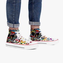 Charger l'image dans la galerie, Chaussures montantes en toile butterfly skull