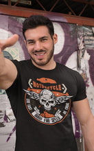 Charger l'image dans la galerie, T-shirt Homme Motorcycle Vintage born to speed