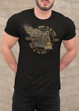Charger l'image dans la galerie, T-shirt Homme Motorcycle Vintage Born to be free