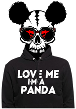 Charger l'image dans la galerie, Homme T-Shirt Tête de mort crâne hipster skull love me panda 2