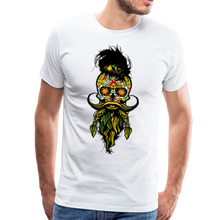 Charger l'image dans la galerie, Homme T-Shirt hipster Tête de mort mexicaine crâne skull leader - white (6587601879219)