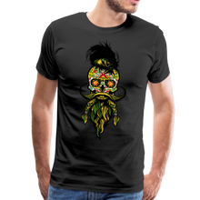 Charger l'image dans la galerie, Homme T-Shirt hipster Tête de mort mexicaine crâne skull leader - black (6587601879219)