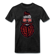 Charger l'image dans la galerie, Homme T-Shirt Tête de mort hipster skull crâne à barbe et moustache dominateur - charcoal grey (6607209070771)