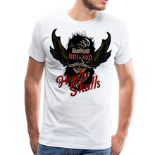 Charger l'image dans la galerie, Homme T-Shirt hipster skull Tête de mort barbe crâne moustache wings - white (6608248832179)