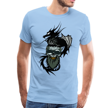 Charger l'image dans la galerie, Homme T-Shirt Tête de mort dragon tribal crâne hipster skull demon - sky (6608451240115)