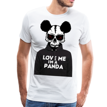 Charger l'image dans la galerie, Homme T-Shirt Tête de mort crâne hipster skull panda - white (6610900156595)