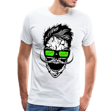 Charger l'image dans la galerie, Homme T-Shirt hipster skull moustache lunettes Tête de mort mexicaine crâne crazy - white (6611320242355)