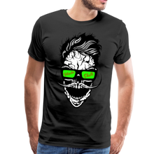Charger l'image dans la galerie, Homme T-Shirt hipster skull moustache lunettes Tête de mort mexicaine crâne crazy - black (6611320242355)